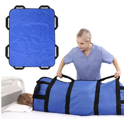 Positioning Bed Pad with Handles Washable Draw Sheets for Hospital Bed Ridden Patient Clothes Waterproof Glide Sheets for Patients Moving Pad for Lifting & Transfer Sheet 44" x 27" Inches
