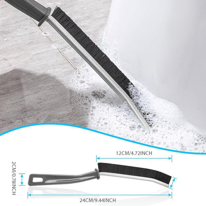 Hard Bristle Crevice Cleaning Brush Cleaning Tools for Household Use Multifunctional Gap Cleaning Supplies for Kitchen Bathroom Toilet Window Vehicle Faucets Grout Home Plastic