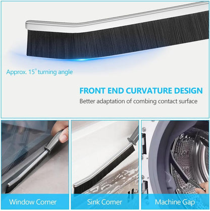 Hard Bristle Crevice Cleaning Brush Cleaning Tools for Household Use Multifunctional Gap Cleaning Supplies for Kitchen Bathroom Toilet Window Vehicle Faucets Grout Home Plastic