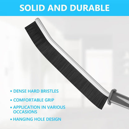 Hard Bristle Crevice Cleaning Brush Cleaning Tools for Household Use Multifunctional Gap Cleaning Supplies for Kitchen Bathroom Toilet Window Vehicle Faucets Grout Home Plastic