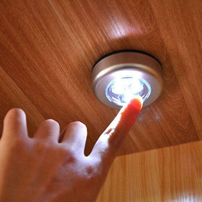 1PC Tap 3 Led Light Cell Operated