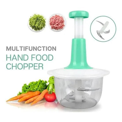 Manual Hand Push Chopper/ multifunctional Hand Pat Chopper And Mixer/press Cutter Vegetable Meat Grinder 1.5 Liter