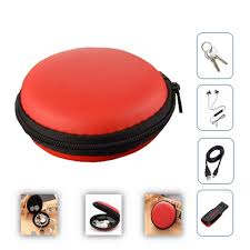 Zipper-Fabric-Storage-Hand-Carrying-Case-For-Earphones-Handsfree