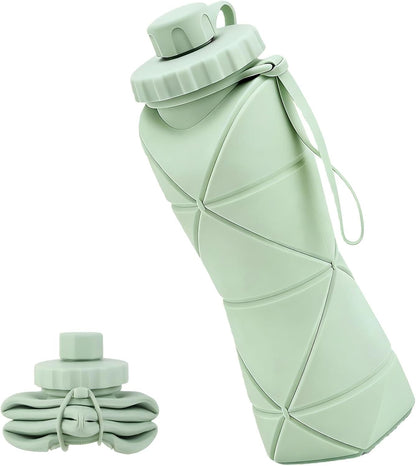 Collapsible Water Bottle Silicone Foldable Water Bottles For Travel Easy To Carry Design