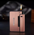 Focus Automatic Lighter Automatic Cigarettes Holder 10 Pcs Cigarette Case Portable Automatic Cigarette Holder Without Lighter Metal Cigarette Boxes Lighter Gadget For Men Multifunction Cigarette Holder