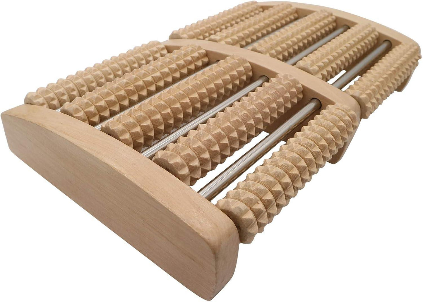 Traditional Wooden Roller Foot Massager, Accupressure Roller Wood Foot Massager Stress Reliever Wooden Foot Massager