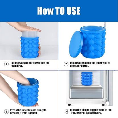 Ice Cube Maker Genie The Revolutionary Space Saving Ice Cube Maker Ice Genie
