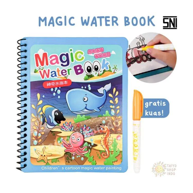 Magic Water Book Painting Drawing Coloring Board Book Doodle & Magic Water Pen