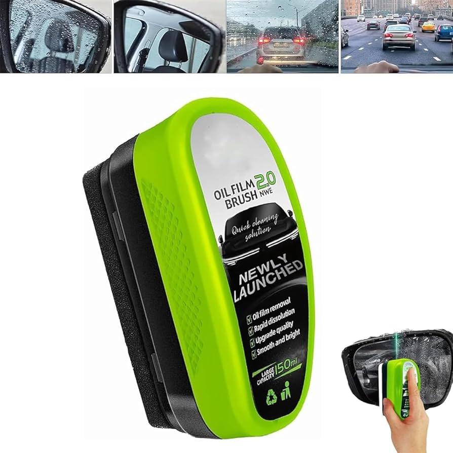 Oil Film Cleaning Brush Glass Cleaning Board Car Windshield Cleaner and Remover Powerful Visual Effect Enhancer
