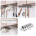Double Line Mug Holder for Shelf | Cup, Spoon & Utensil Hanging Rack
