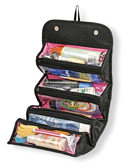 Roll-N-Go Bag Cosmetic/Make up/Shaving kit Storage Bag Pouch Organizer