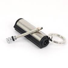 New Portable Metal Waterproof Permanent Lighter Keychain Cotton Core Fire-free Kerosene Gasoline Outdoor Camping Survival Tool