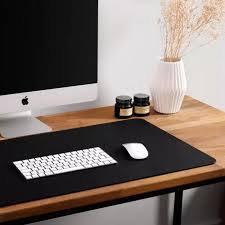 Laptop Matt Desk Mat Computer Table Protector Mat Multi use Synthetic Leather Matt Large