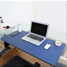 Laptop Matt Desk Mat Computer Table Protector Mat Multi use Synthetic Leather Matt Large