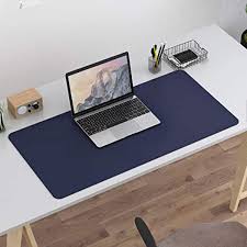 Laptop Matt Desk Mat Computer Table Protector Mat Multi use Synthetic Leather Matt Large