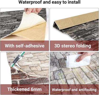 Granite Color Brick Wall Sheet