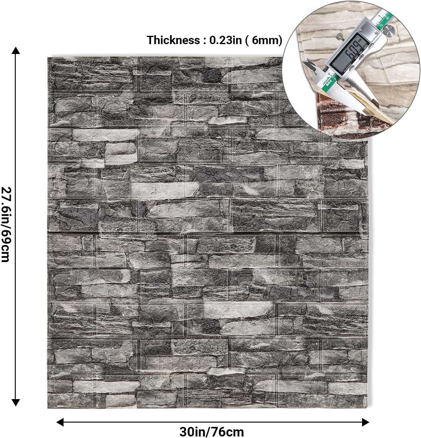 Granite Color Brick Wall Sheet