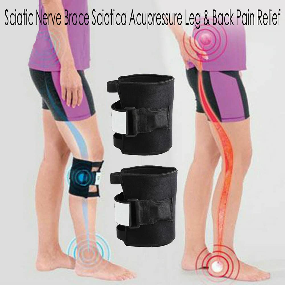 Pressure Point Brace Relieve Acupressure Leg Sciatica, Sciatica Leg Brace