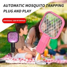 Mosquito Gadget Swatter UV Light with sharp sparking Fly Bug Zapper Insect Racket easy to used winter Fly Swatters Trap For Home Office Outdoor