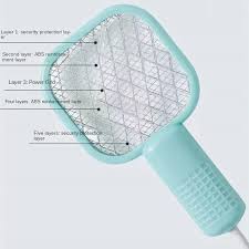 Mosquito Gadget Swatter UV Light with sharp sparking Fly Bug Zapper Insect Racket easy to used winter Fly Swatters Trap For Home Office Outdoor