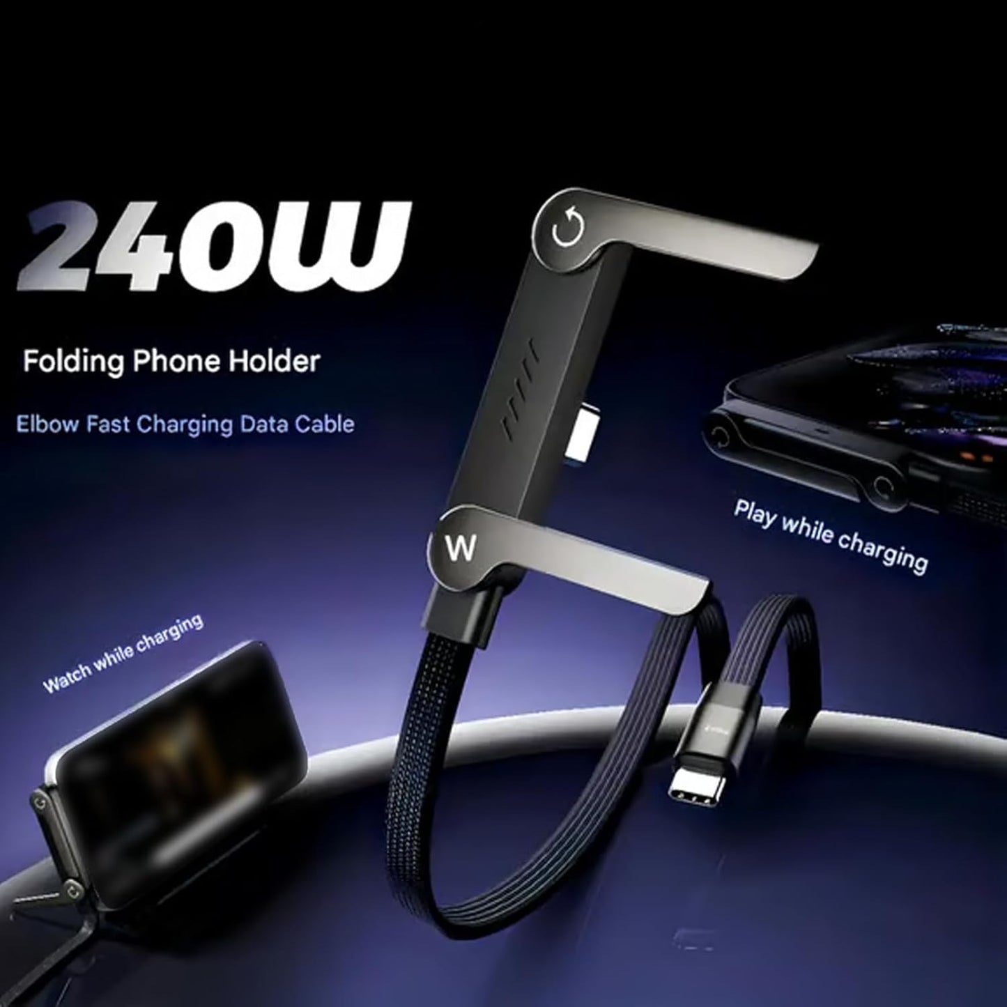 2in1 Type C Cable Fast Charging