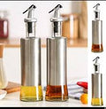 Steel Case Nozzle Glass Oil Bottle 300ml