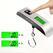 Digital Luggage Scales Handheld Travel Weight Scale LCD Display