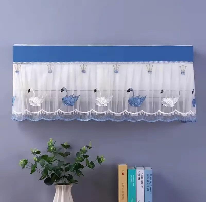 Transparent Ac Cover Inner 1 Ton 1.5 Ton Double Layer Dust-Proof Waterproof AC Cover Adjustable Indoor Air Conditioner Cover