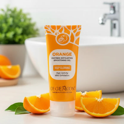 Orange Exfoliating Gel Removal Deeply Cleansing Long Lasting Moisture Cleanses Pores