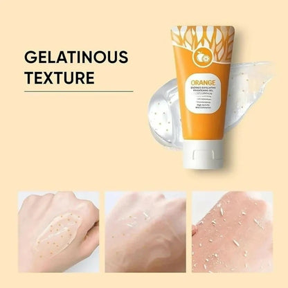 Orange Exfoliating Gel Removal Deeply Cleansing Long Lasting Moisture Cleanses Pores