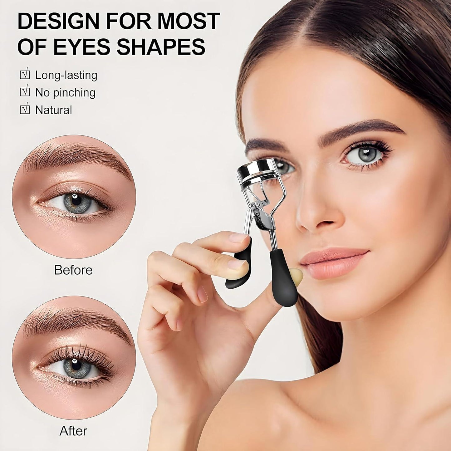 1 Pcs Natural Eye Lashes Makeup Curl Eyelash Curler Clips Makeup Curler Curling Eyes Make Up Tools