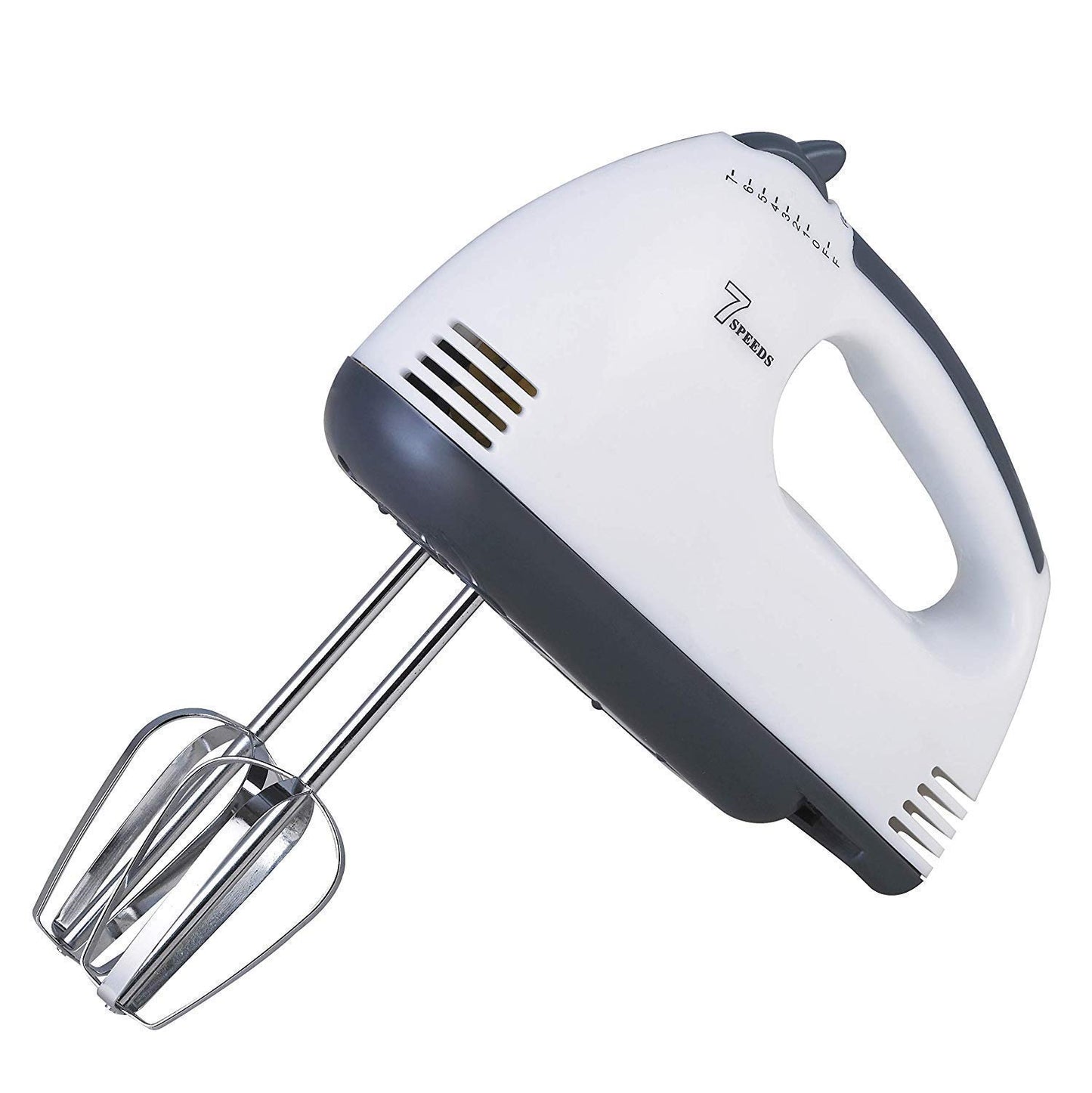 Scarlett Hand Mix Beater 7 Speed Egg Beater with Chrome Beater Plus Dough Hook