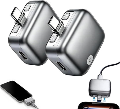 Type C Smart Auto Stop Charging Adapter, Auto Disconnect Charger – Portable USB Charger Automatically Stops When Fully Charged, Overcharge Protection