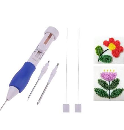 Magic Embroidery Pen Punch Needle, Poking Stitch Felting Crochet Knitting Needle