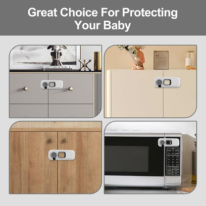 New Fridge Lock, Easy to Install Fridge Locks for Children No Tools Need or Drill