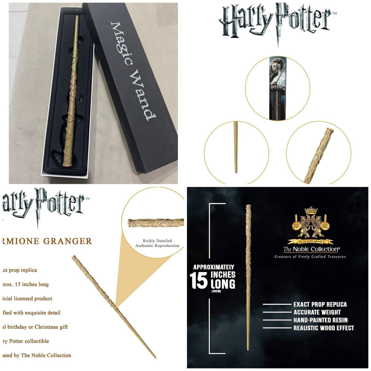 Hermione Granger Magic Wand Replica | Harry Potter Collectible Wand