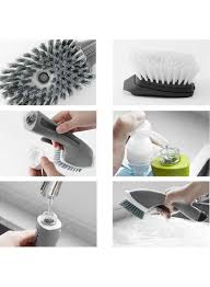 Soap Dispenser Brush Long Handle Kitchen Washing Tool for Pot Sink Dish Washing