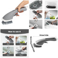 Soap Dispenser Brush Long Handle Kitchen Washing Tool for Pot Sink Dish Washing