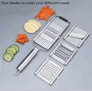 Genration chopper 4 in 1 Multi-Purpose Vegetable Slicer Cheese Grater Handheld adjustable Blades