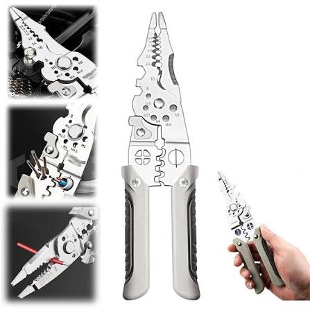 Multi Functional Industrial Wire Stripper Cutter Crimper Heavy Duty Stainless Steelers Electrical Pliers