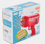 36 Hole Electric Bubble Gun Machine for Kids Water Bubble Gun with Bubble Liquid Included