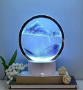 Moving Sand Art Picture Night Light 3D Dynamic Display Table Lamp