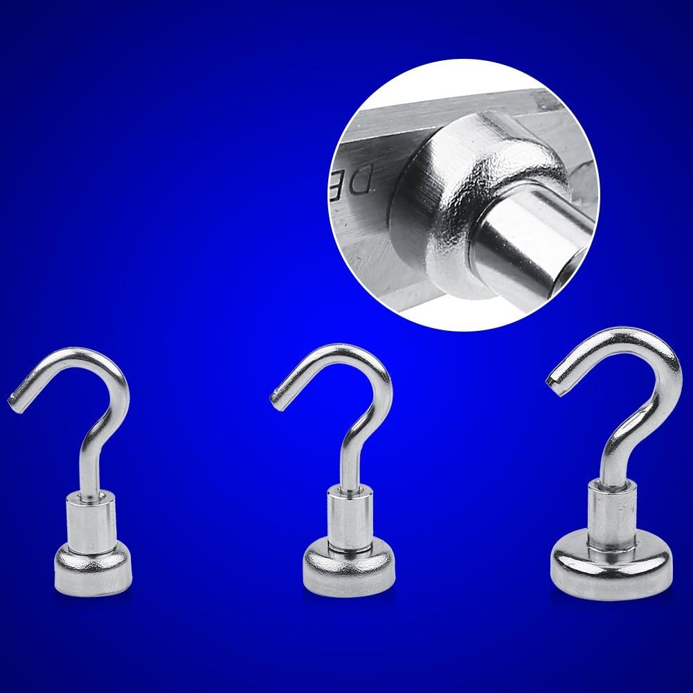 PACK OF 2 Small Magnetic Hooks