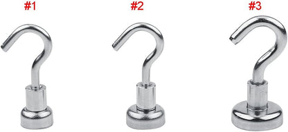 PACK OF 2 Small Magnetic Hooks