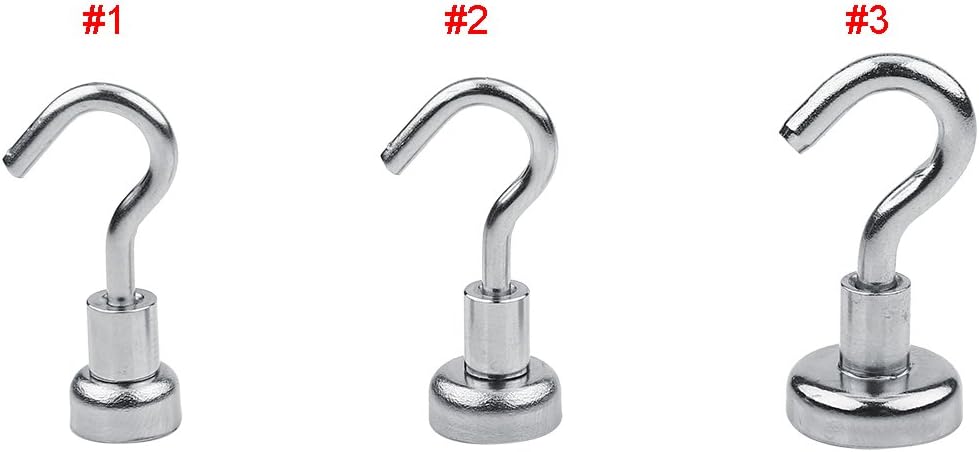 PACK OF 2 Medium Magnetic Hooks