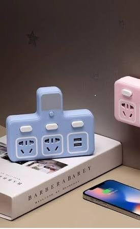 Multi Functional Wireless Socket 2 Sockets Space