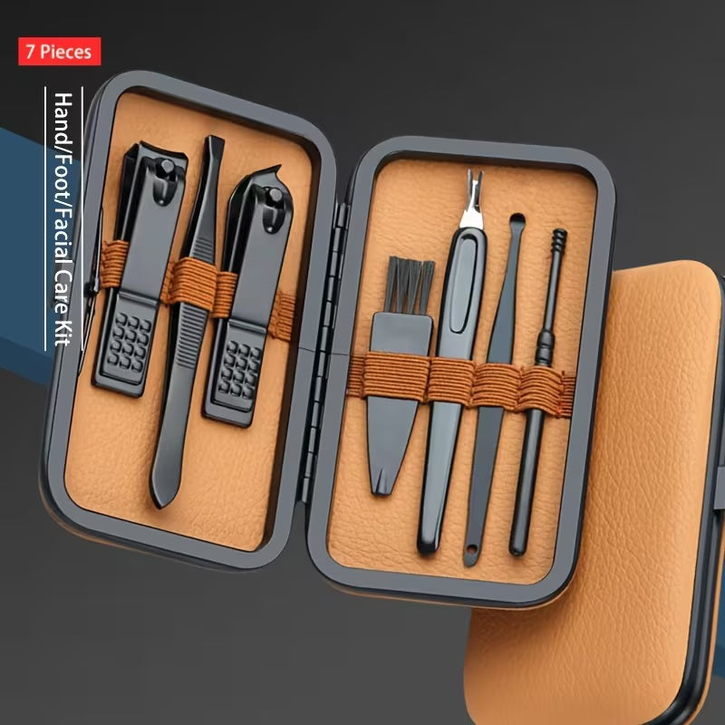 7-Piece Manicure & Pedicure Nail Care Grooming Kit