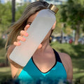 650ml Water Bottles For Girls Frosted Motivational Water Bottle With Time Marker Leakproof Outdoor Fitness Sport Drinking Bottle