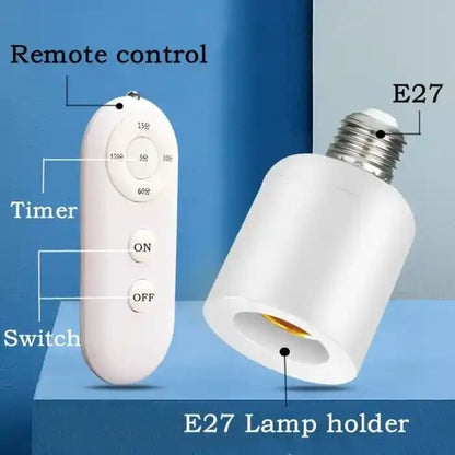 AC110-240V Intelligent E27 Lamp Base Remote Control/5.8G Radar Sensing Lamp Holder Converter for LED/Energy-saving /Incandescent