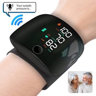 Voice Broadcast One Touch Rechargeable Wrist Blood Pressure Monitor